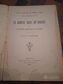 Le moderne teorie sull'immunità, anno 1906