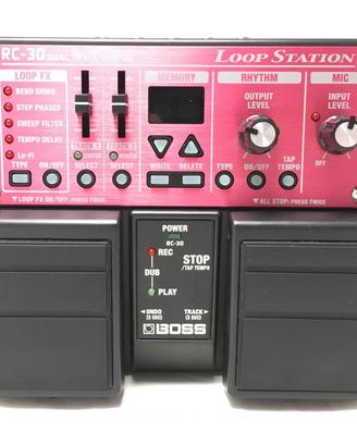Pedale Boss Loop Station RC 30 campionatore
