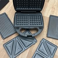 Piastra carne toast waffle multifunzionale cucina