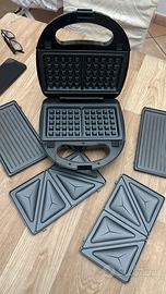 Piastra carne toast waffle multifunzionale cucina