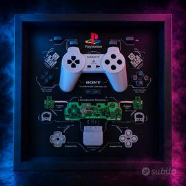 Controller PlayStation 1 original – Quadro Museale
