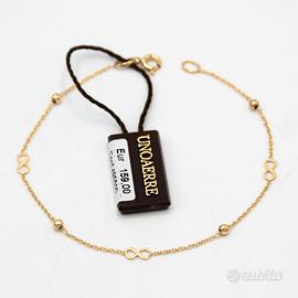 Bracciale Unoaerre oro giallo 9kt  infinito MO1224