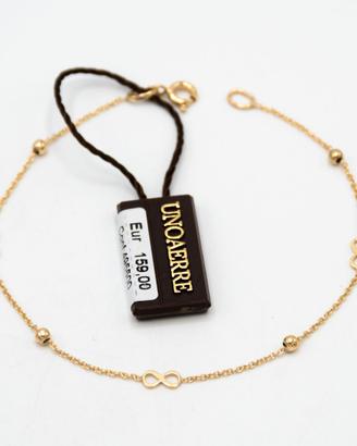 Bracciale Unoaerre oro giallo 9kt  infinito MO1224