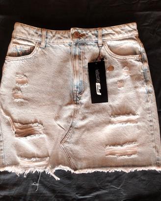 Gonna FB Sister in jeans, taglia M 