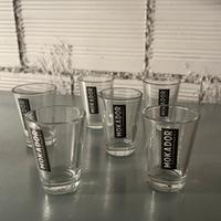 Sei tazzine in vetro Mokador