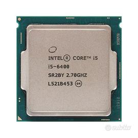 CPU Intel core i5-6400, quad core 3,3Ghz, LGA1151.