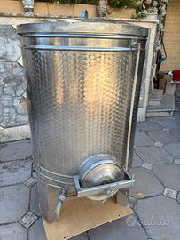 Cisterna vino acciaio inox 500 litri