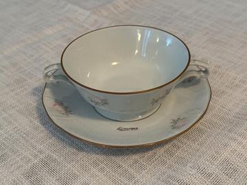 Porcellana Limoges tazza con piattino
