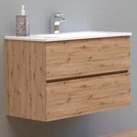 Mobile lavabo con 2 cassetti