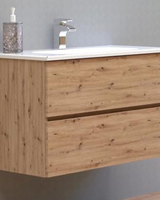 Mobile lavabo con 2 cassetti