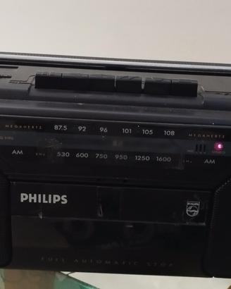 radioregistratore vintage Philips 