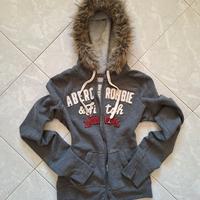 Felpa Vintage Abercrombie & Fitch con pelliccia