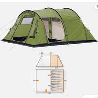 Tenda da campeggio Vango 6 posti letto