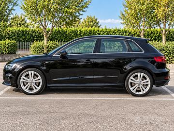 Audi A3 sportback-160.000 km- garanzia attiva