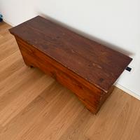 Cassapanca legno , arte povera primi 900