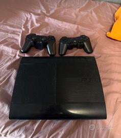 Ps3 super slim 12 gb completa di cavi