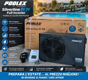 pompa di calore per piscina  inverter-wifi