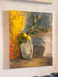 Quadro limoni in rilievo