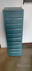 cassettiera metallo 10 cassetti da magazzino 