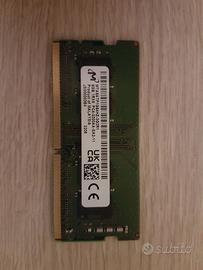 Ram Micron Laptop MTA8ATF1G64HZ-3G2R1 Originale