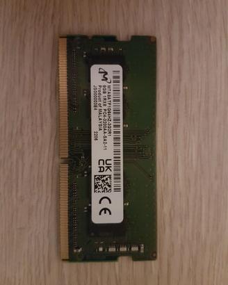 Ram Micron Laptop MTA8ATF1G64HZ-3G2R1 Originale