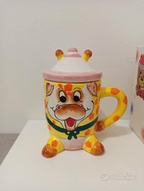 Tazza Giraffa con coperchio