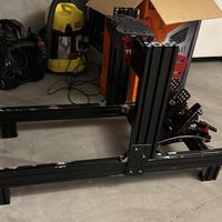 Postazione simracing profilato alluminio