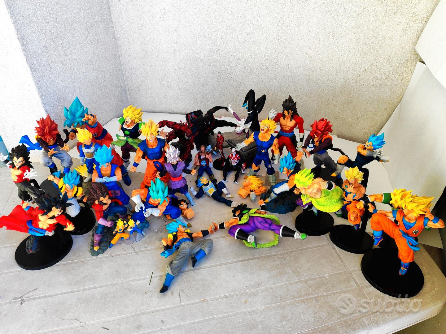 Figure Dragon ball Marvel Spiderman manga statua Collezionismo In