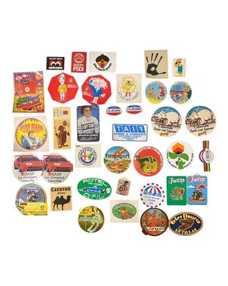 Lotto/Collezione Adesivi Vintage Anni 70/80