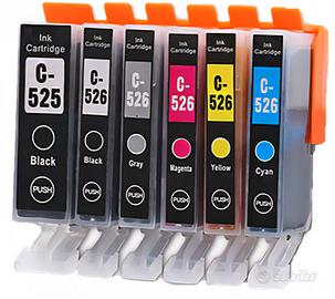 36 Cartucce Stampante Canon compatibili CLI 526 XL