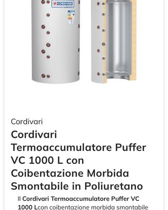 Puffer Cordivari 1000 lt