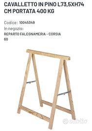 cavalletti in legno 