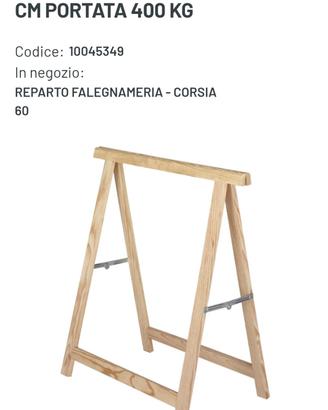 cavalletti in legno 