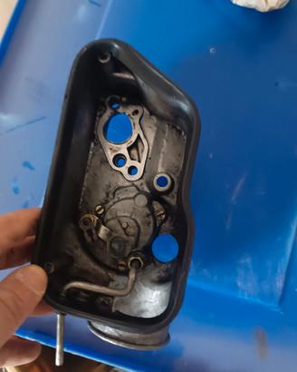 base vaschetta carburatore con mix  vespa px 