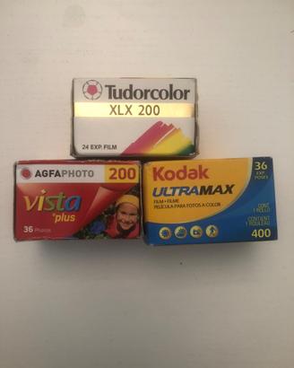 Lotto n3 rullini negativi scaduti