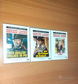 DVD di Sergio leone come nuovi