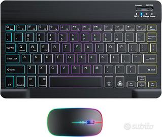 Kit Tastiera E Senza Fili - Retroilluminata. Nuova