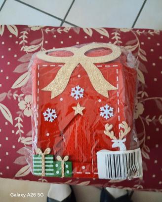 set 3 strofinacci natalizi in confezione glitterat