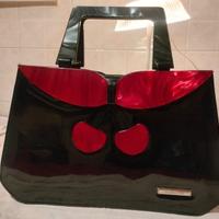 Borsetta Collectif London nera e rossa