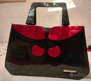 Borsetta Collectif London nera e rossa