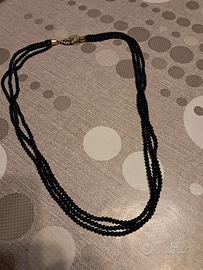 Collana blue lunghezza 70 cm