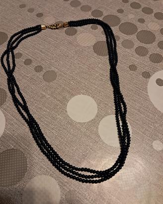 Collana blue lunghezza 70 cm