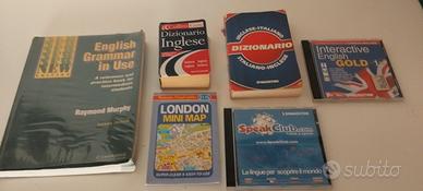 Lotto libri Inglese-Grammatica Murphy+dizionari
