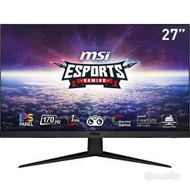 Monitor gaming MSI G2722 da 27”, 170 HZ Full HD