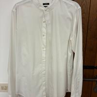 Camicia bianca slim fit – collo alla coreana