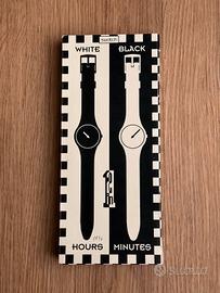 Set Swatch Special 1995 "White hours & Black minut