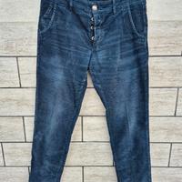 Pantaloni a costine Barba blu e marrone