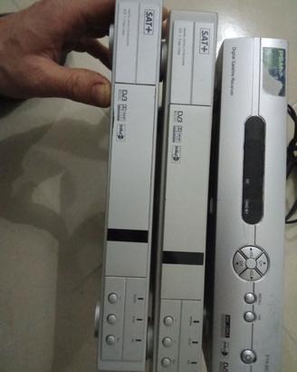 3 Decoder satellitare  programmabili con rs-232