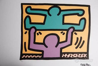 Keith Haring - "Pop Shop I" - Numerata con Timbro