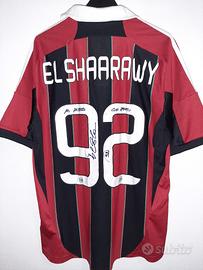 Maglia milan 12/13 el shaarawy autografata signed